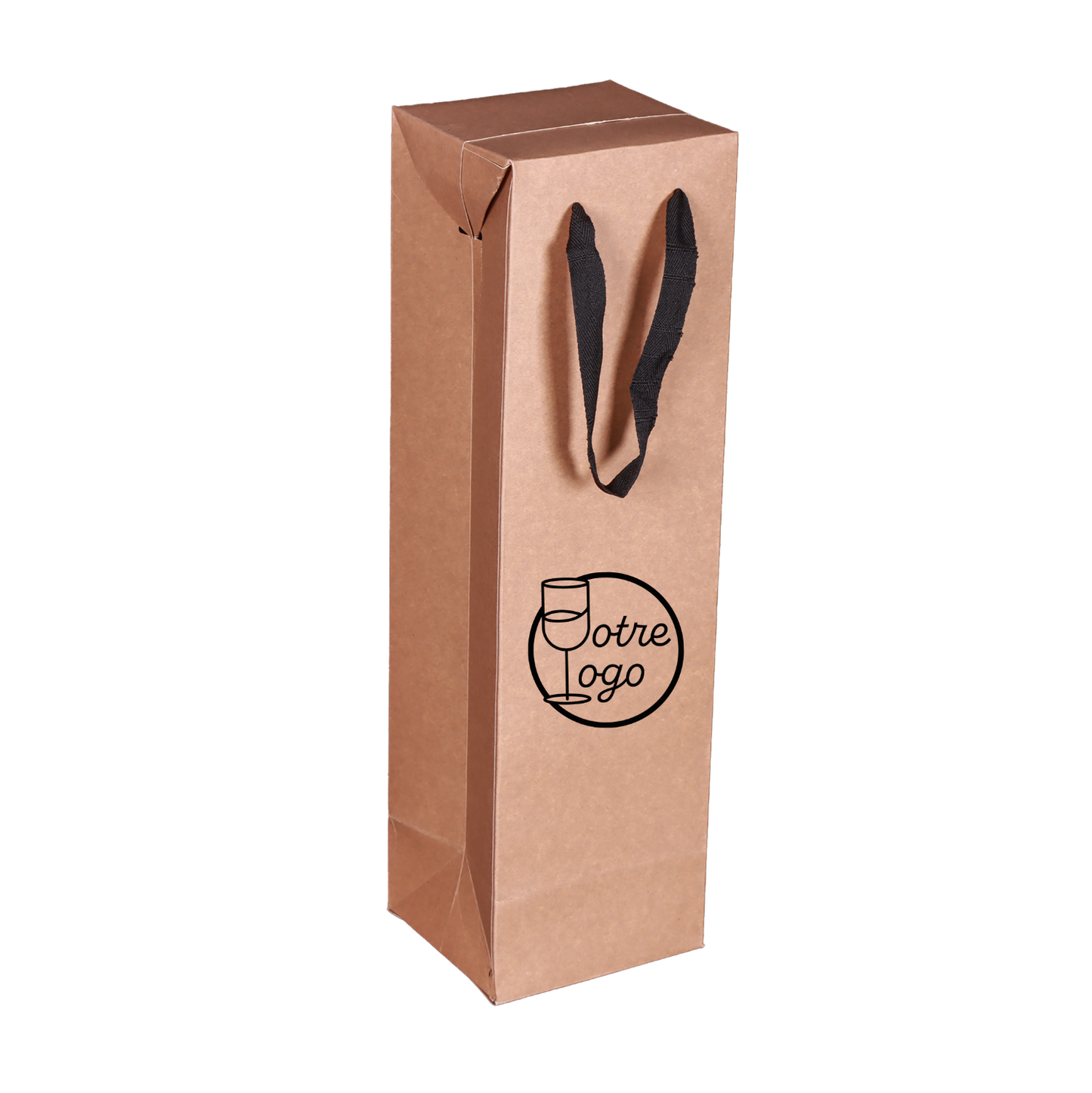 Personalized 1-bottle box bag (10x9x36 cm)