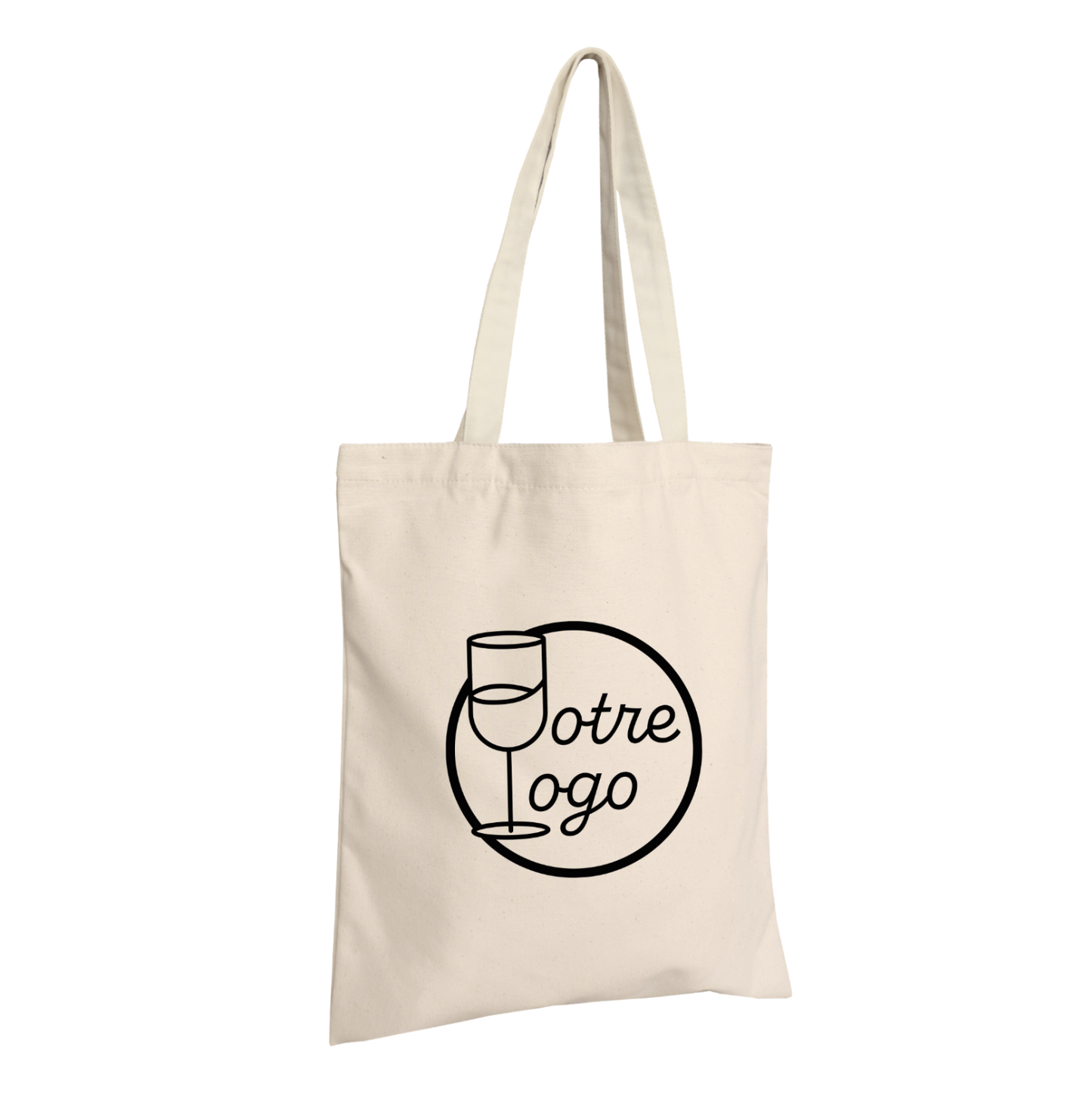 Sac tote bag 100% coton naturel 140gr écru 38x42cm perso -