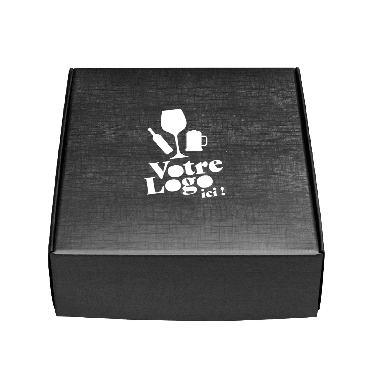 Coffret carton Milan-New York-Riga 4 btls - 37x9x34cm personnalisé
