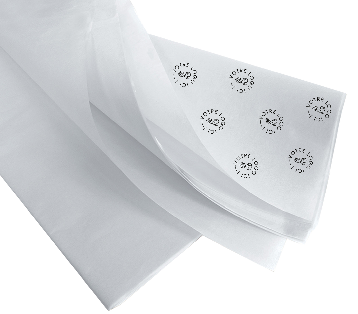 Papier mousseline 18gr personnalisé