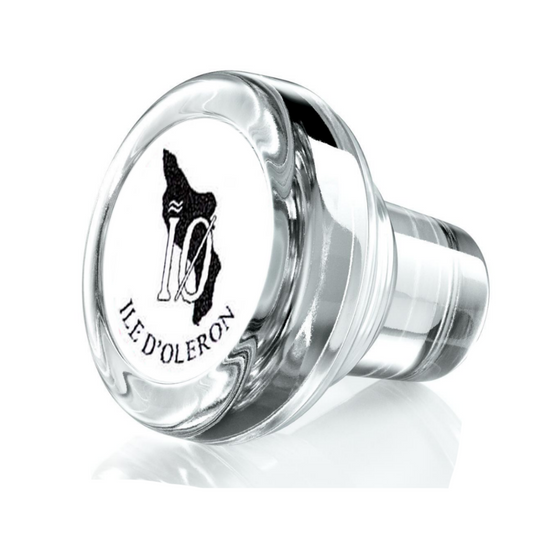 Custom clear crystal Vinolok stopper - REF: 760756