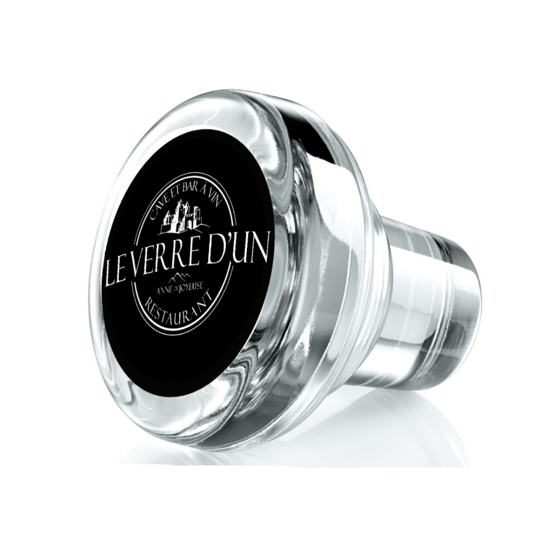 Custom clear crystal Vinolok stopper - REF: 760756
