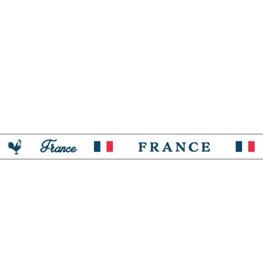Chapeau Ernest paille bandeau blanc - France