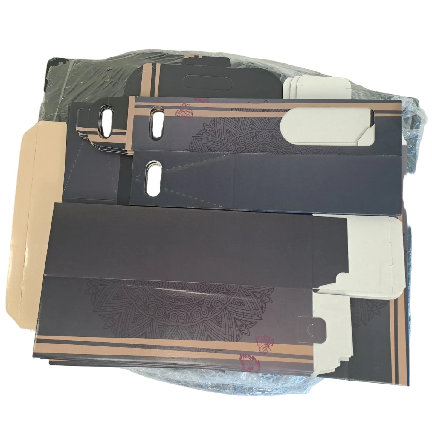 Lot de 48 emballage carton SANTINO et MELVIN