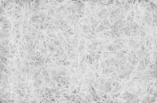 Fibre de calage synthétique sulfurisée blanche