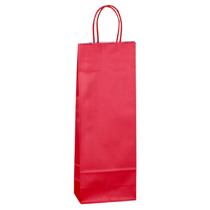 Eco-friendly kraft paper bag for 1 bottle