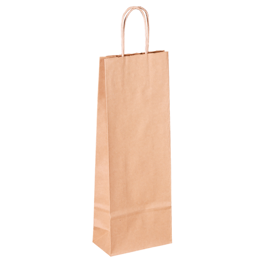 Sac Esprit Eco papier kraft brun 1 bouteille