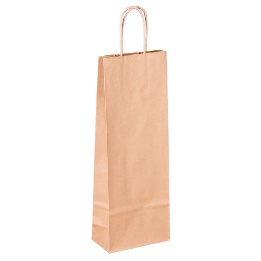 Sac Esprit Eco papier kraft 1 bouteille brun