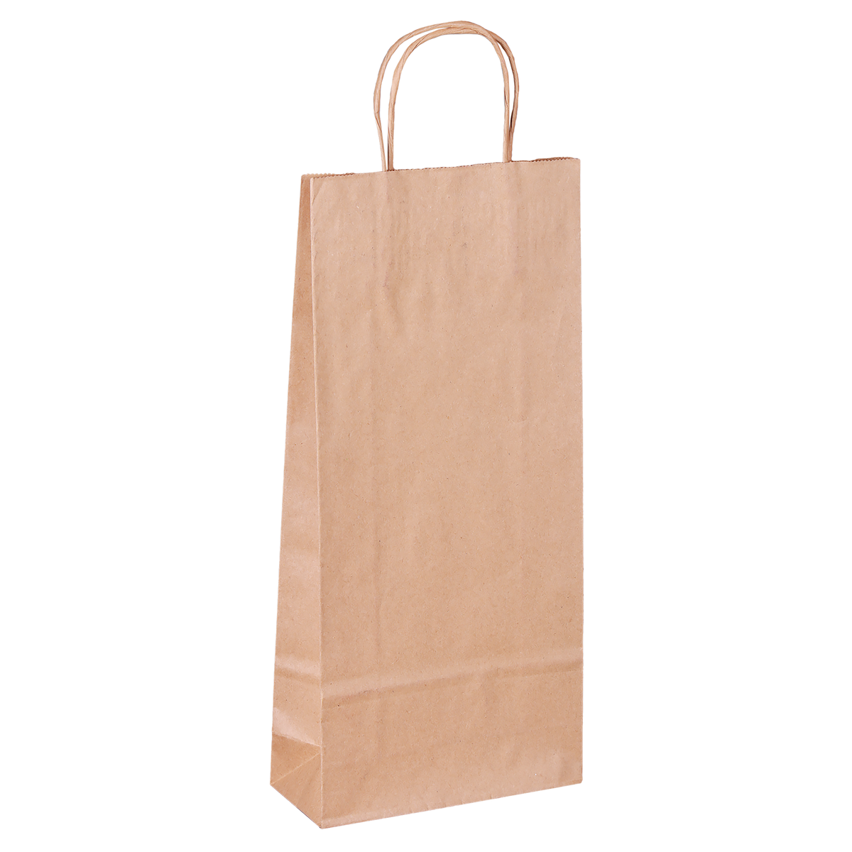Esprit Eco kraft paper bag for 2 bottles, brown, kraft handle
