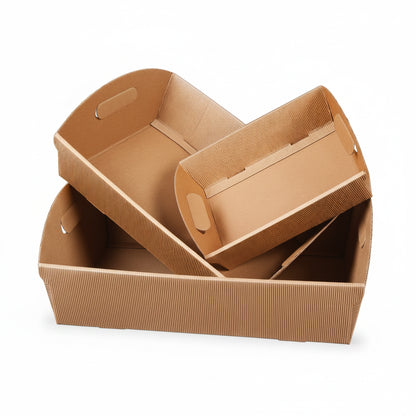 Rome corrugated cardboard basket 33.5x25x8cm
