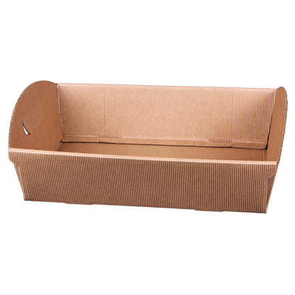 Rome corrugated cardboard basket 33.5x25x8cm