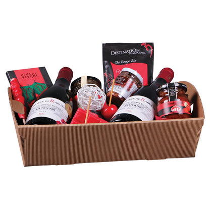 Rome corrugated cardboard basket 33.5x25x8cm