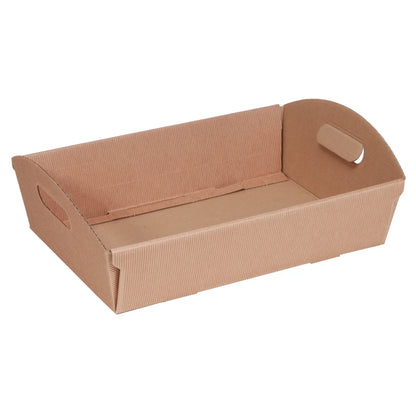Rome corrugated cardboard basket 33.5x25x8cm
