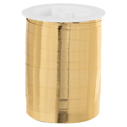 Shiny gold curling ribbon (10mm x 250m spool)