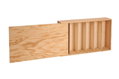 Caisse Tradition bois de pin 6 bouteilles (1x6)