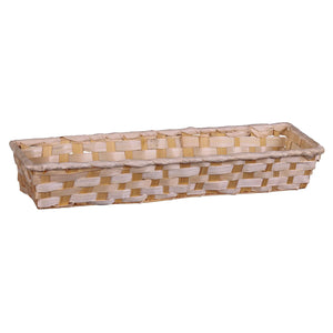 Rihana banneton, natural bamboo, rectangular, 42x10x8cm