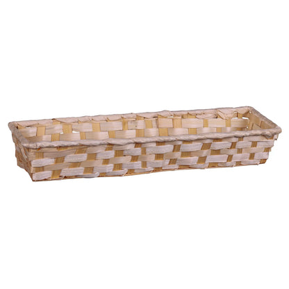Rihana banneton, natural bamboo, rectangular, 42x10x8cm