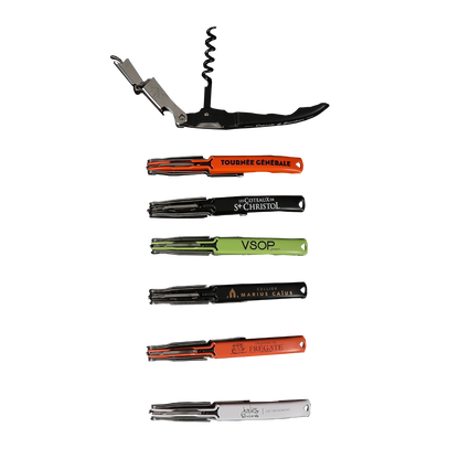 Sommelier Innovation double appui 6 couleurs flashy personnalisé