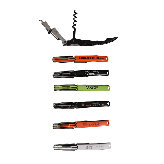 Sommelier Innovation double appui 6 couleurs flashy personnalisé