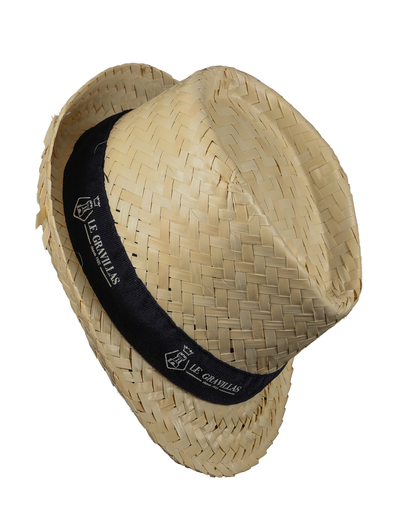 Chapeau Ernest paille avec bandeau personnalisé