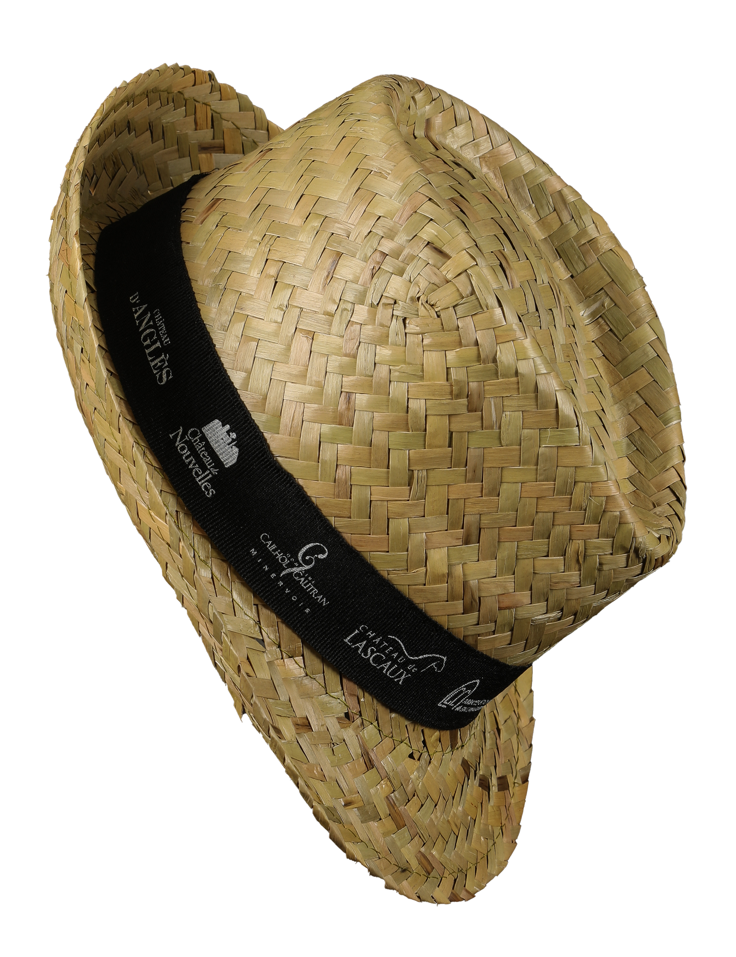 Chapeau Ernest paille avec bandeau personnalisé