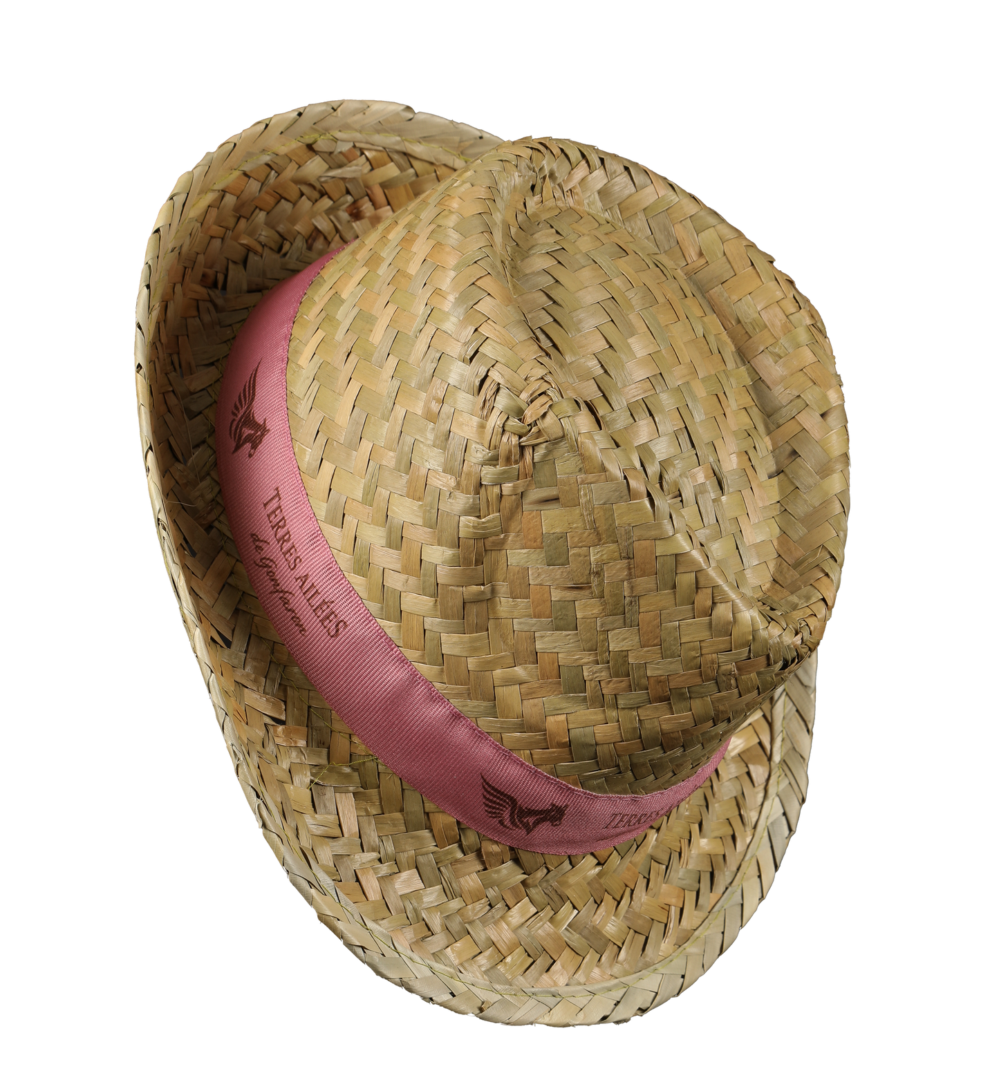Chapeau Ernest paille avec bandeau personnalisé