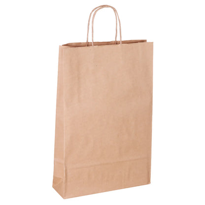 Eco-friendly kraft paper bag for 3 bottles