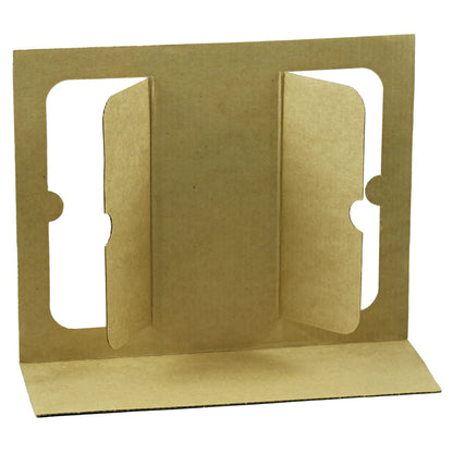 Eco-friendly kraft paper bag for 3 bottles