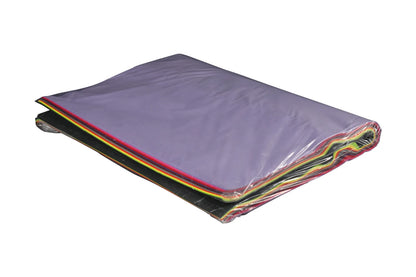 Papier mousseline 10 couleurs assorties 75x50cm (480 feuilles)