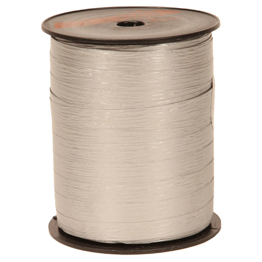 Ruban Bolduc Mat argent (bobine 10mmx250m)