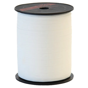 White matte ribbon (10mm x 250m spool)