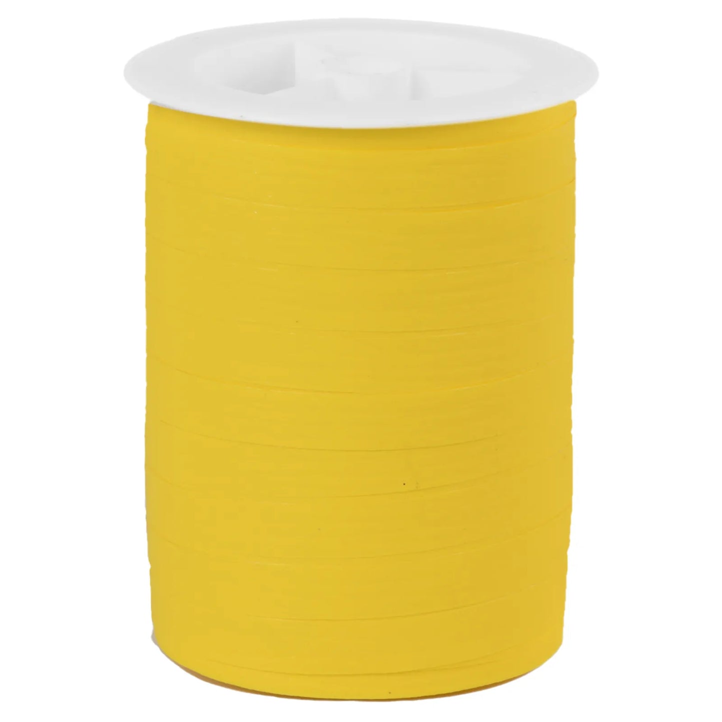 Matte yellow Bolduc ribbon (10mm x 250m spool)