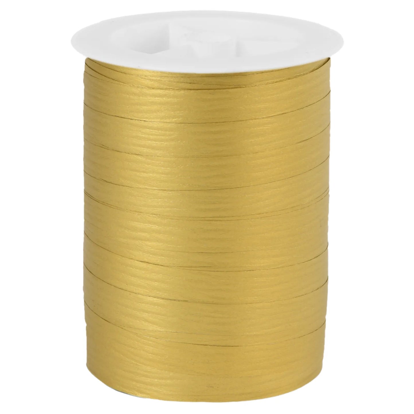 Gold matte bolduc ribbon (10mm x 250m spool)
