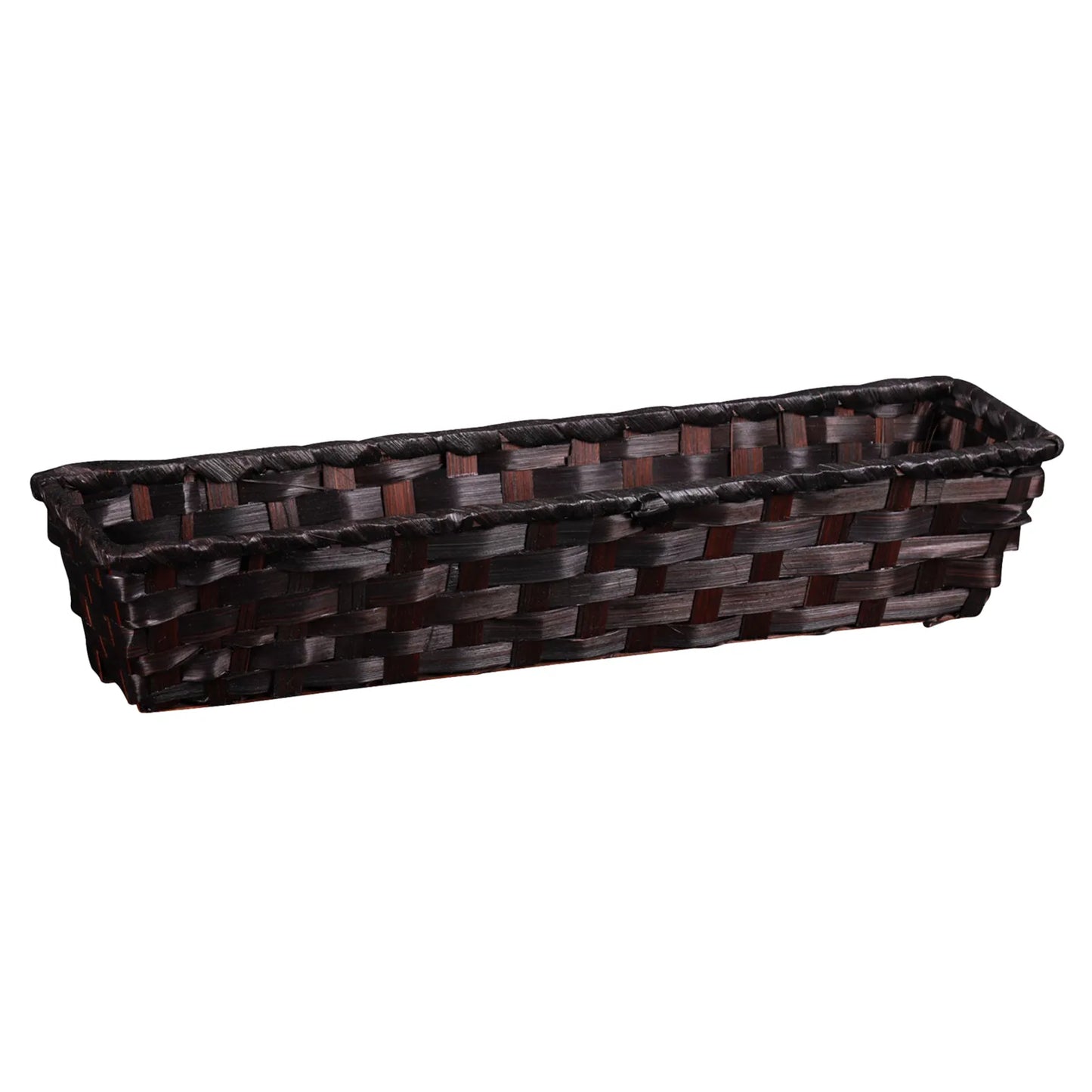 Banneton Rihana bambou chocolat rectangle 42x10x8cm