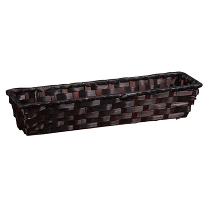 Banneton Rihana bambou chocolat rectangle 42x10x8cm