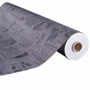 Papier cadeau Cépage kraft couché gris/taupe 0.70x100m
