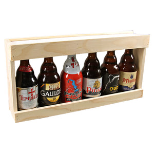 Half a meter Mattéo wood 6 beers 33cl (Steini type)