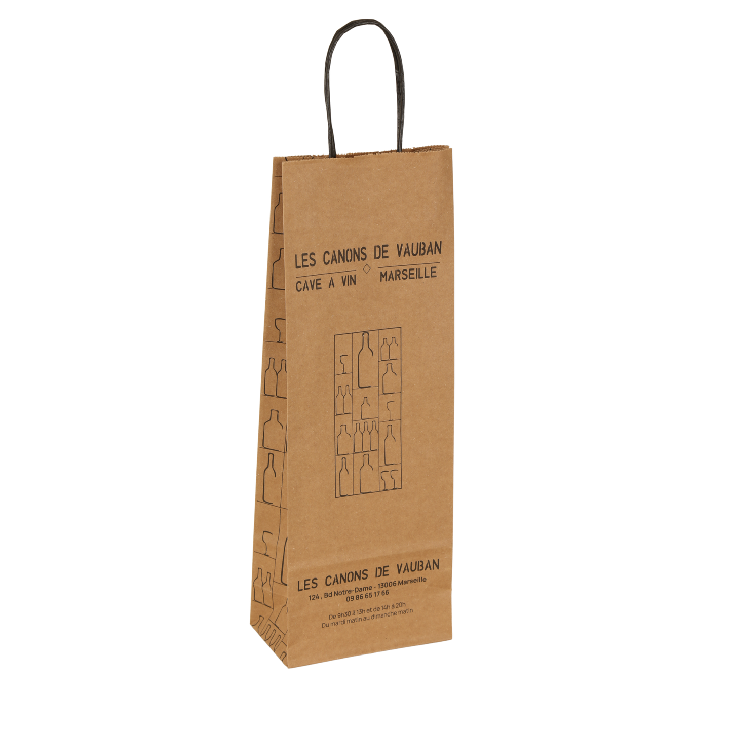 Esprit Eco twisted handle paper bag 1 btl 14x8x39cm personalized