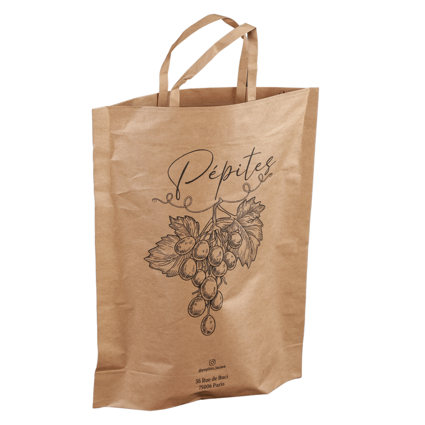 Espérance bag for 2 bottles, 28x9x38cm, factory customized