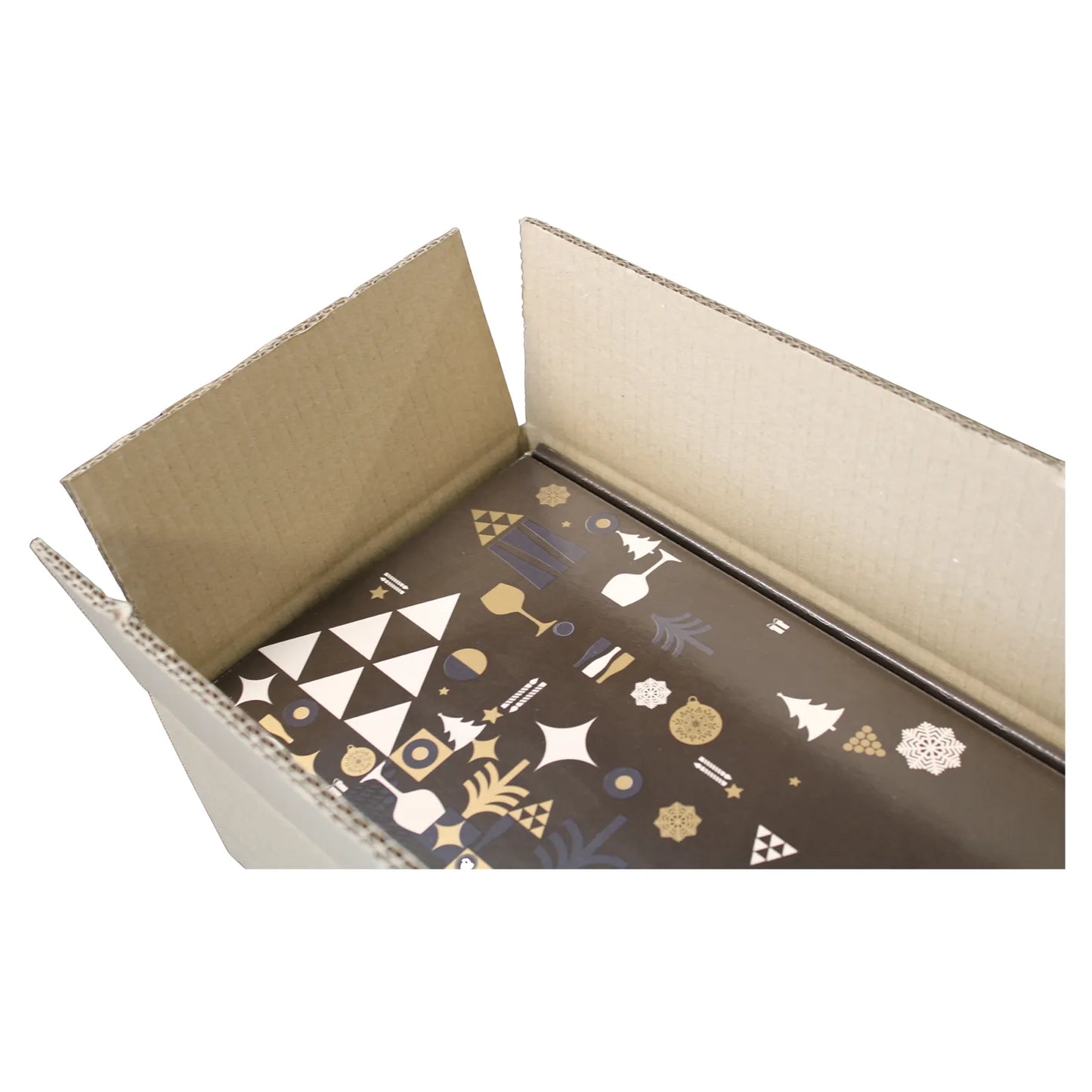 Corbeille Mokha carton rigide rectangle 43x12x8cm