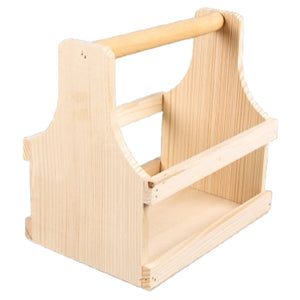 Pascal wooden basket with 6 x 33cl beers (Steini type)