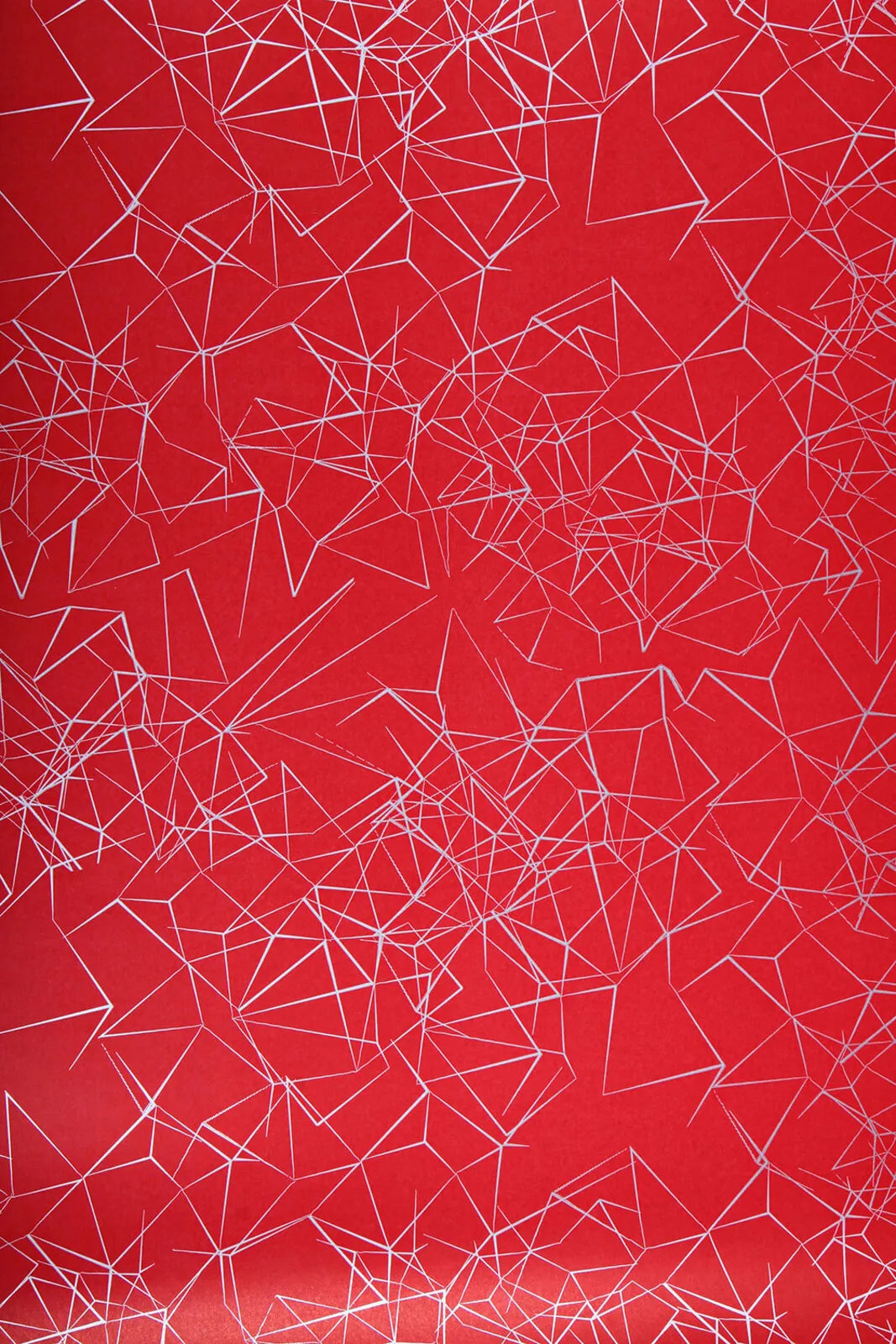 Diamy red/silver coated kraft gift wrap 0.70x100m