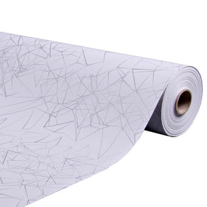Diamy kraft coated grey/silver gift wrap 0.70x100m
