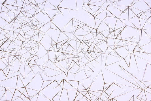 Papier cadeau Diamy kraft couché gris/argent 0.70x100m