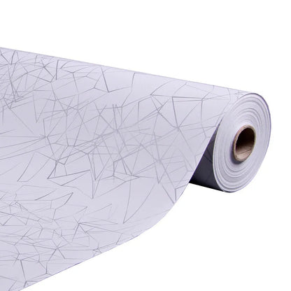 Diamy kraft coated grey/silver gift wrap 0.50x200m
