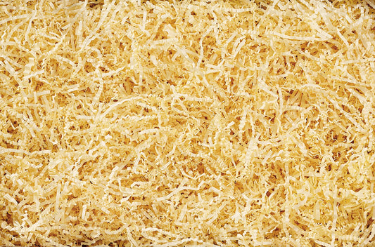 Fibre de calage papier Sizzlepak kraft chamois (carton de 10kg)