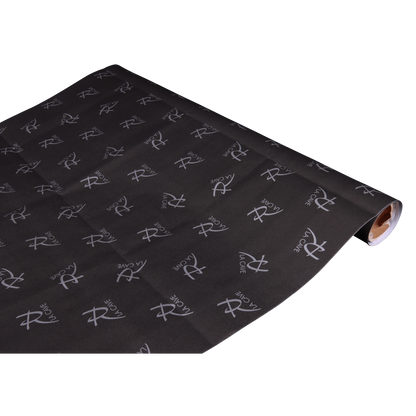 Brown or white kraft gift wrap roll 0.70x100m, personalized