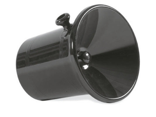Bacchus black plastic spittoon, 2.5 litres