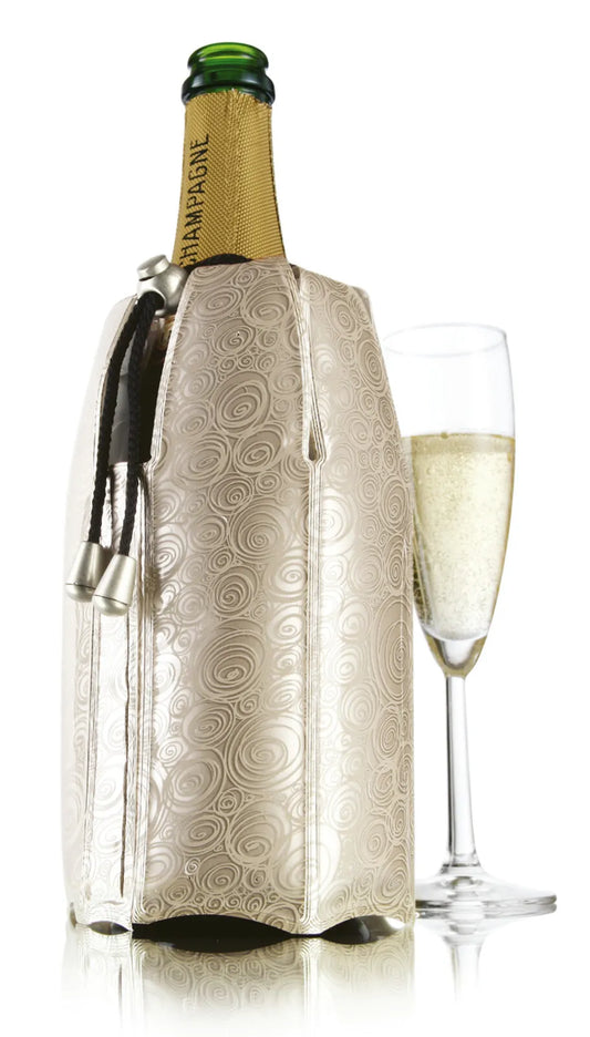 Vacuvin Active Cooler Champagne Platinum Cooling Sleeve