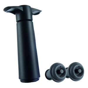 Pompe à vide Wine Saver Giftpack noire Vacuvin